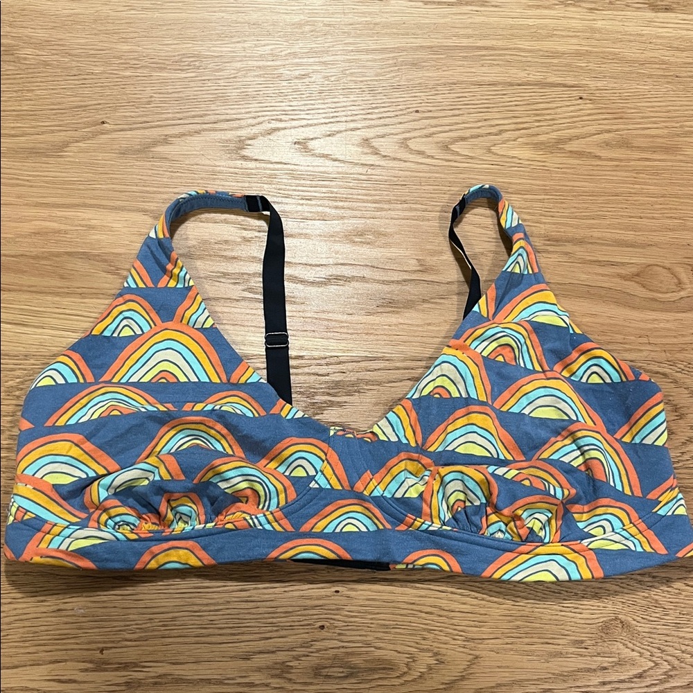MeUndies Multicolor Patterned Bralette